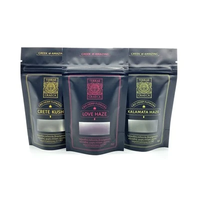 Factory Supply Saib Qhov rai CBD HEMP Paj Doypack Hnab